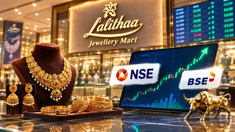 Lalithaa Jewellery Mart share price on